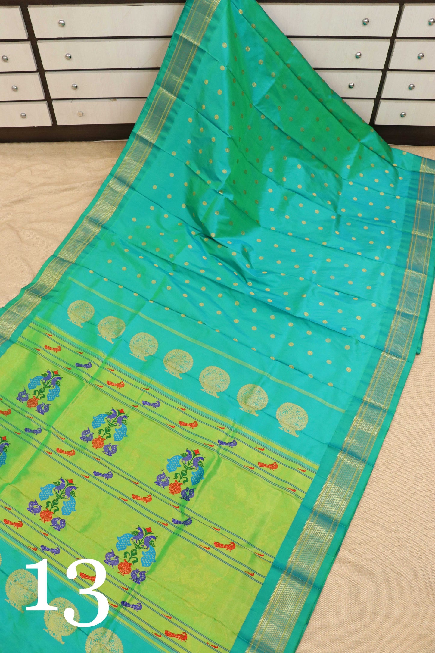 Kalanjali Silk Paithani Saree