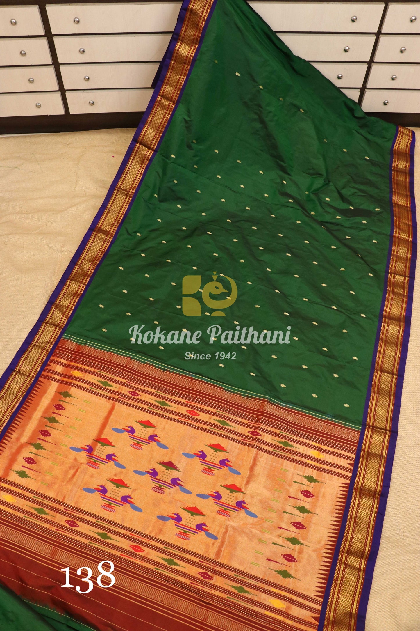 Traditional Pallu Silk Paithani Saree