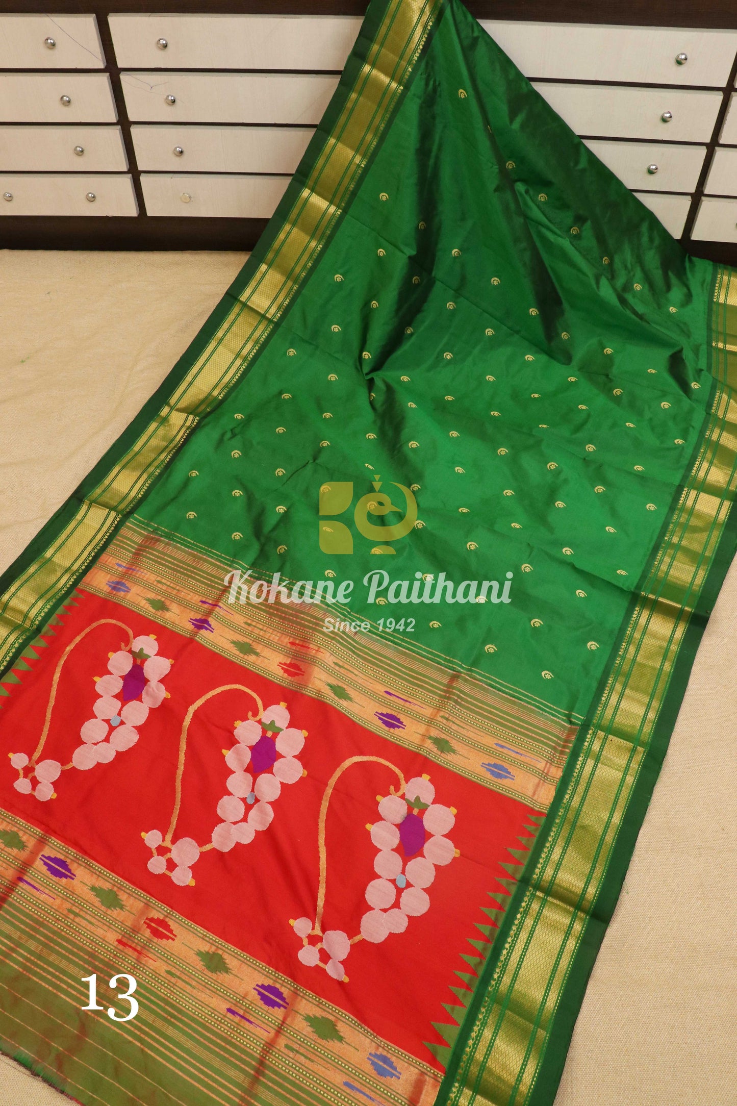 Fancy Pallu Silk Paithani Saree