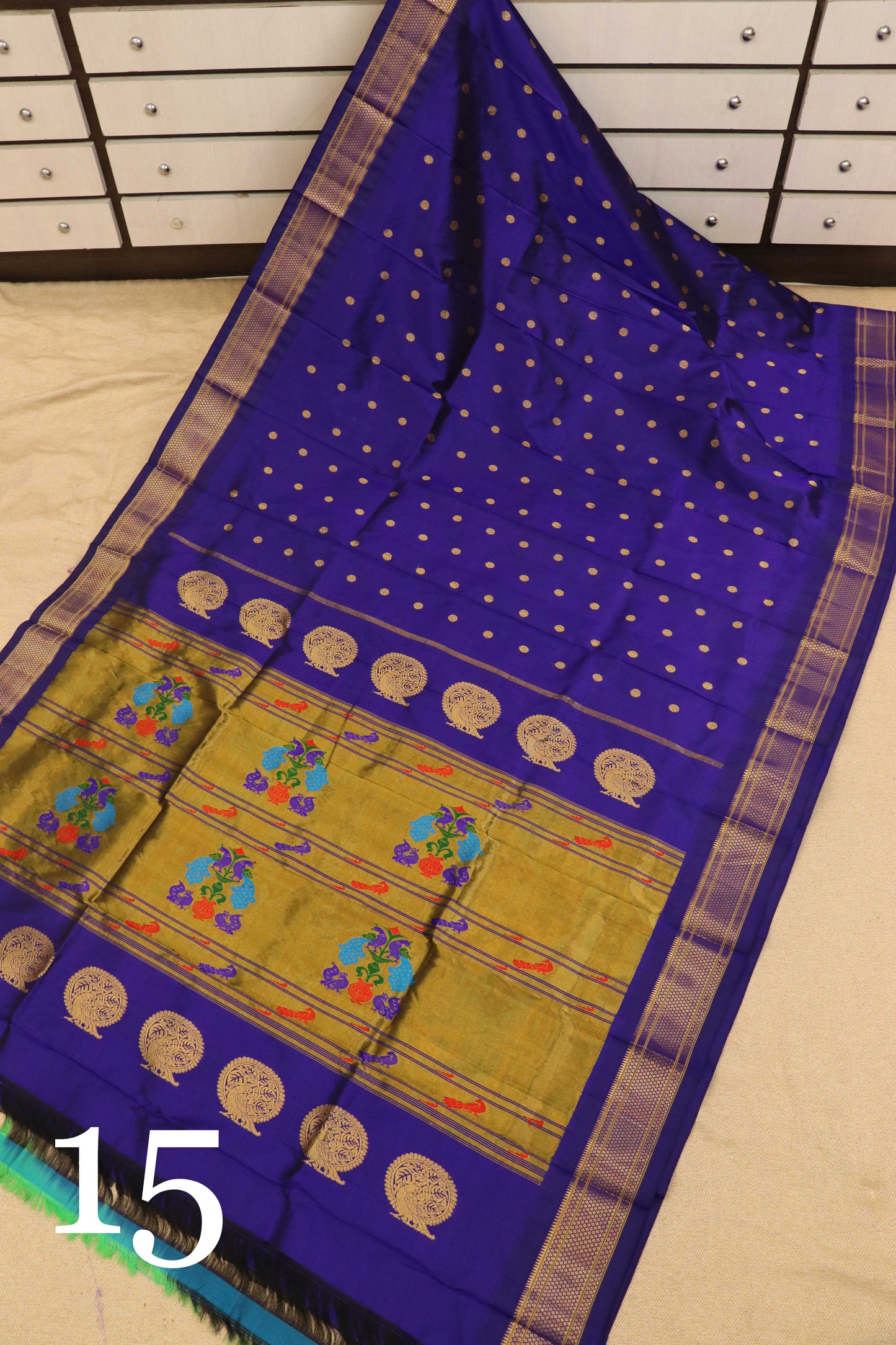 Kalanjali Silk Paithani Saree