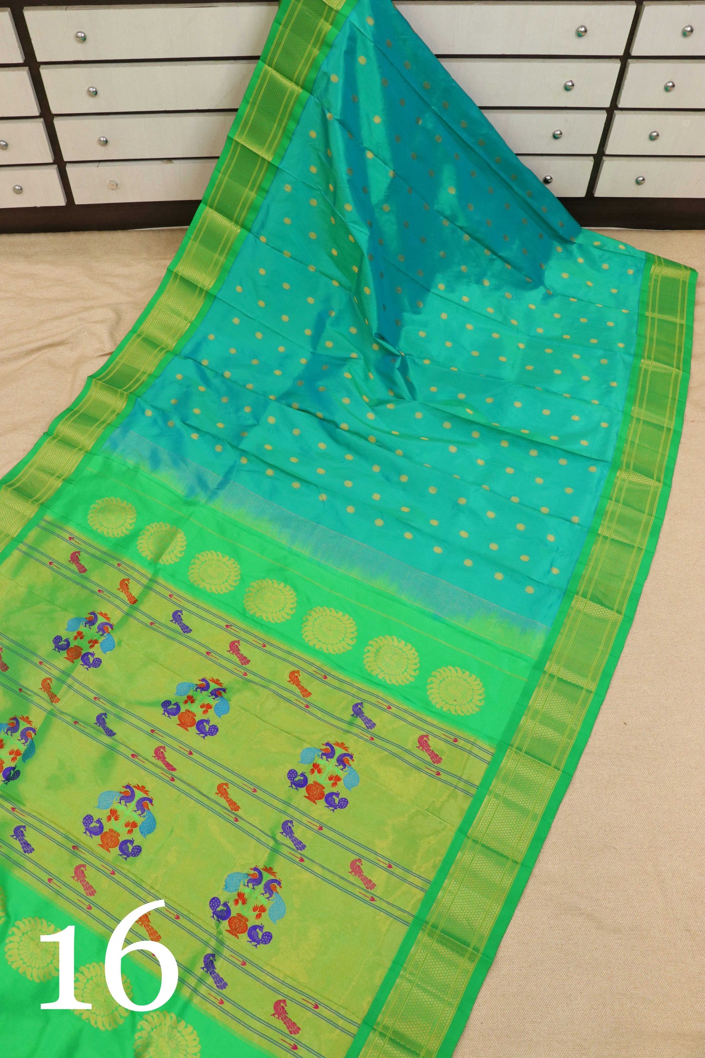 Kalanjali Silk Paithani Saree