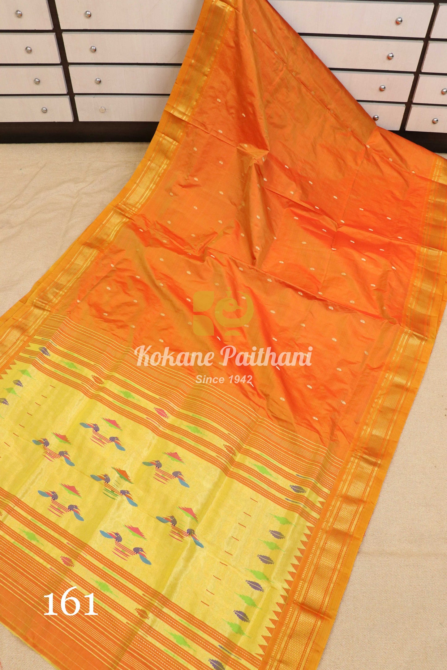 Traditional Pallu Silk Paithani Saree