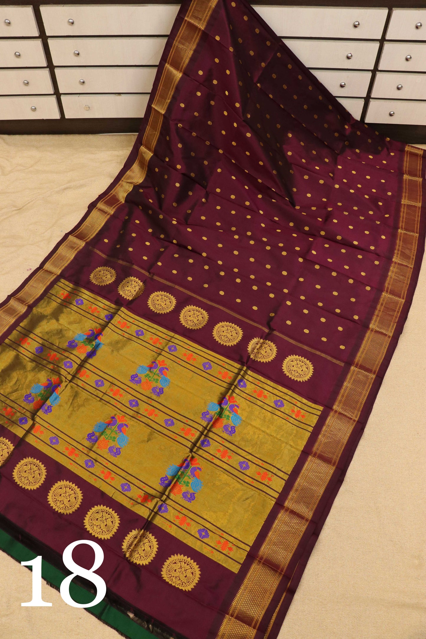 Kalanjali Silk Paithani Saree