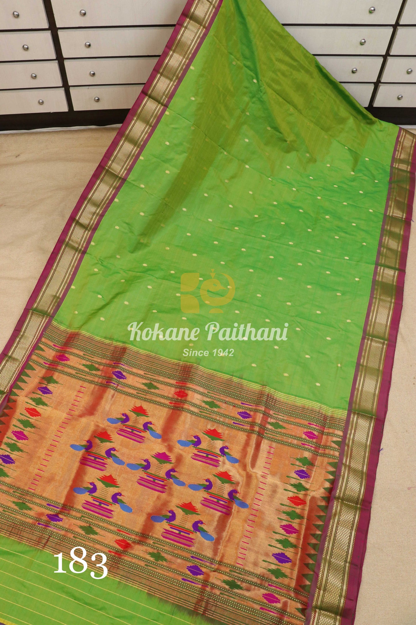 Traditional Pallu Silk Paithani Saree