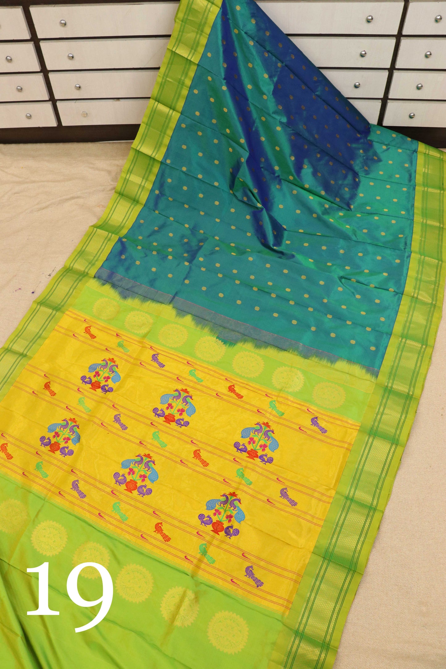 Kalanjali Silk Paithani Saree