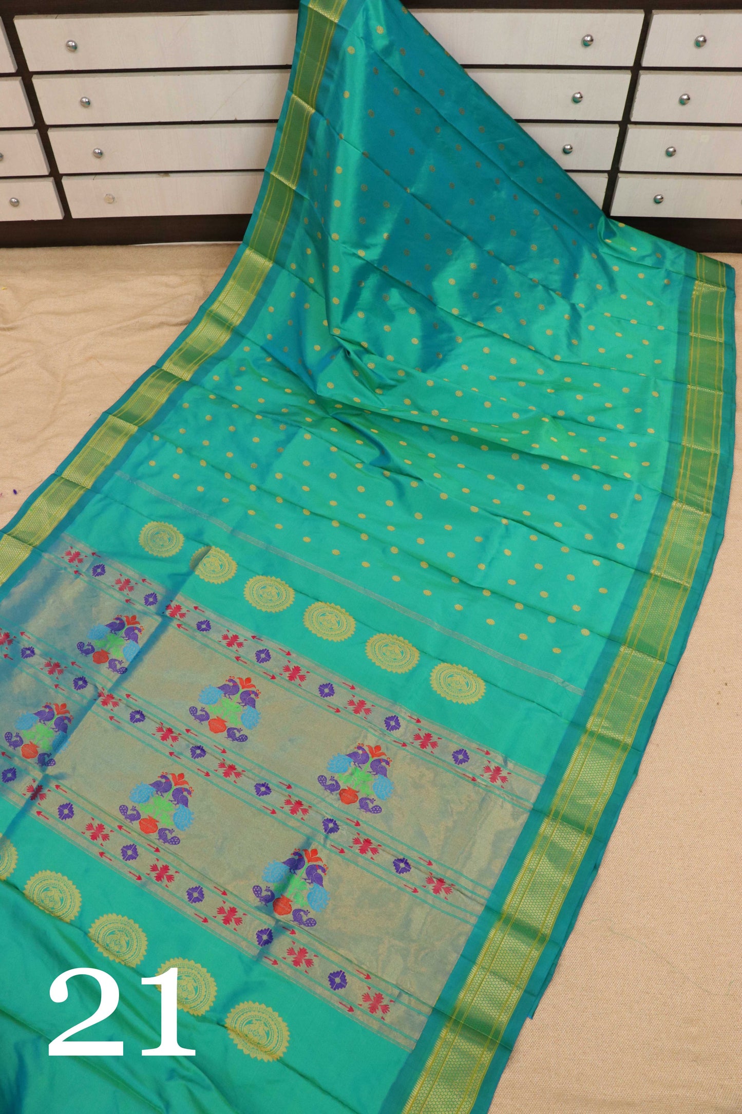 Kalanjali Silk Paithani Saree