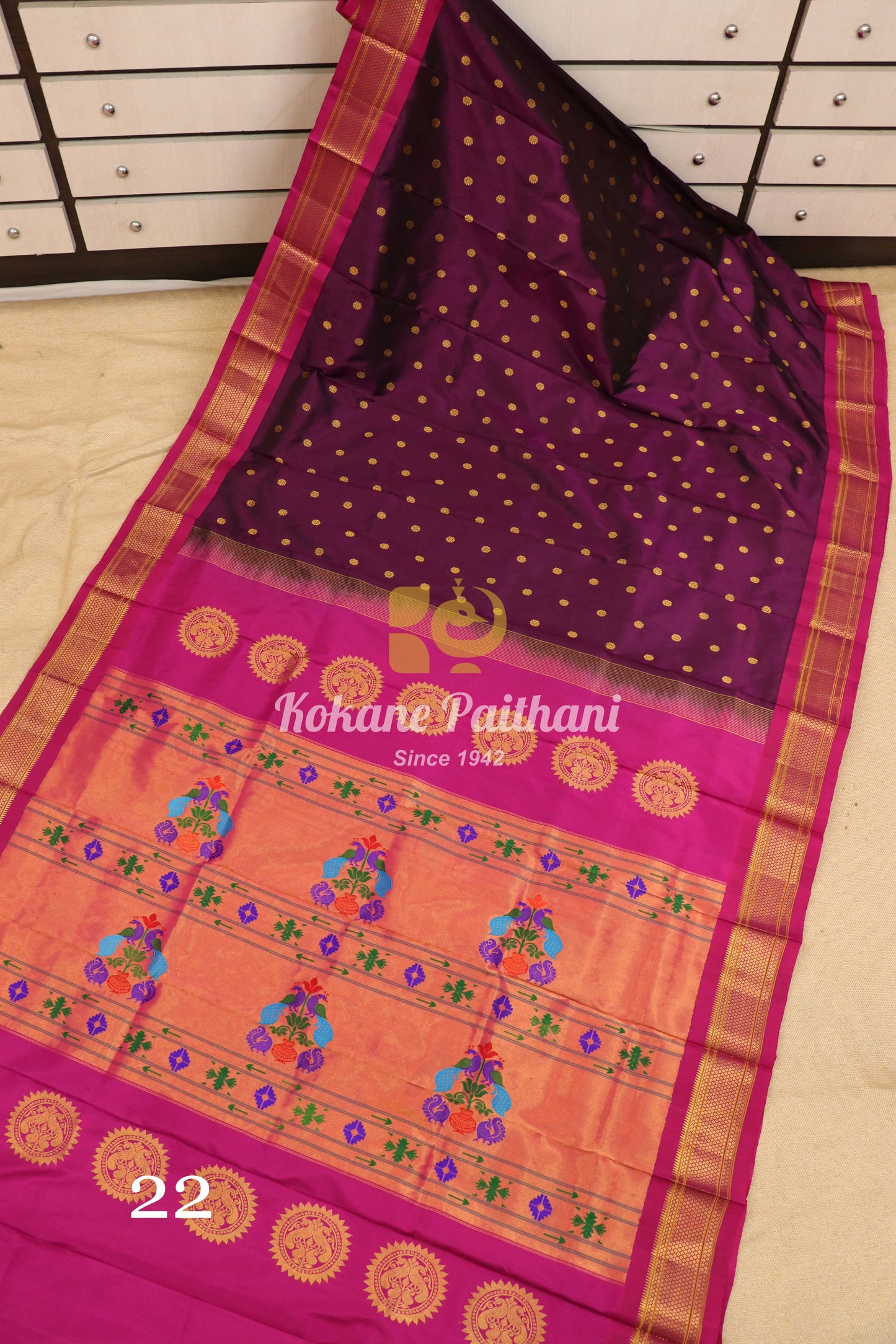 Kalanjali Silk Paithani Saree