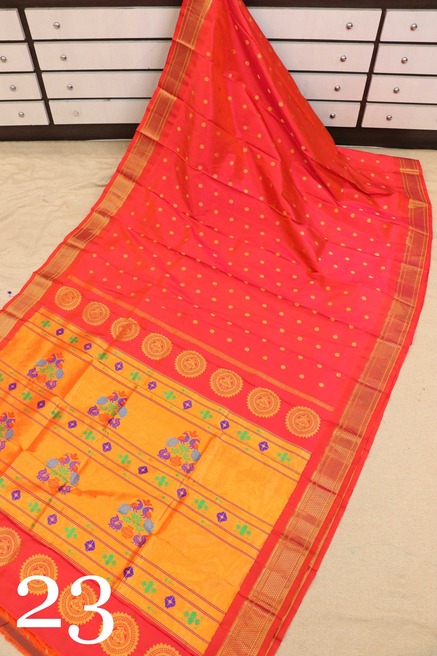 Kalanjali Silk Paithani Saree