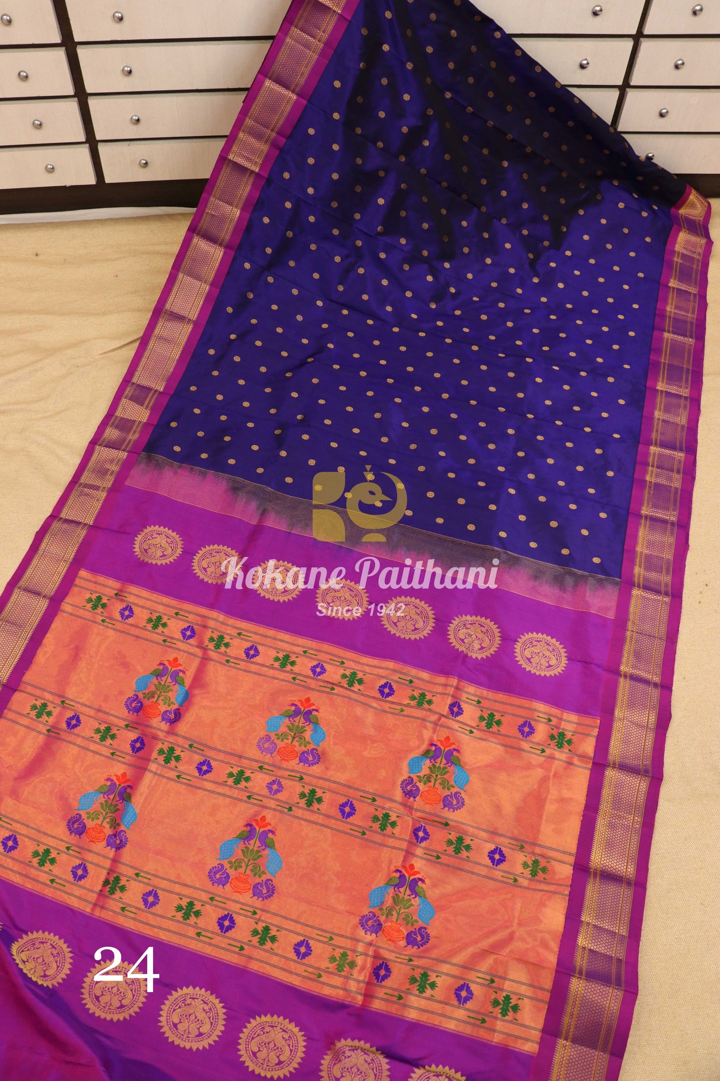 Kalanjali Silk Paithani Saree