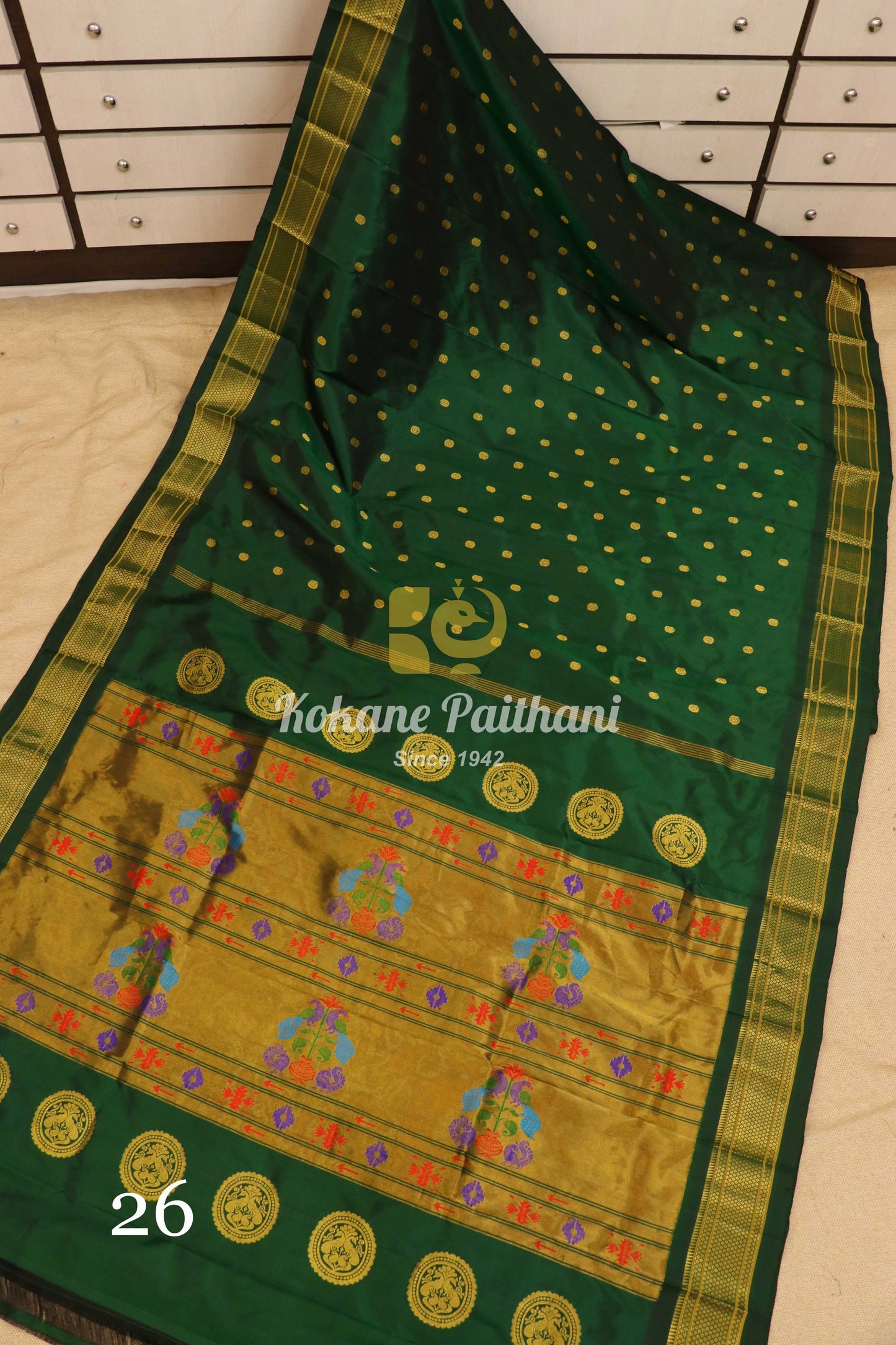 Kalanjali Silk Paithani Saree