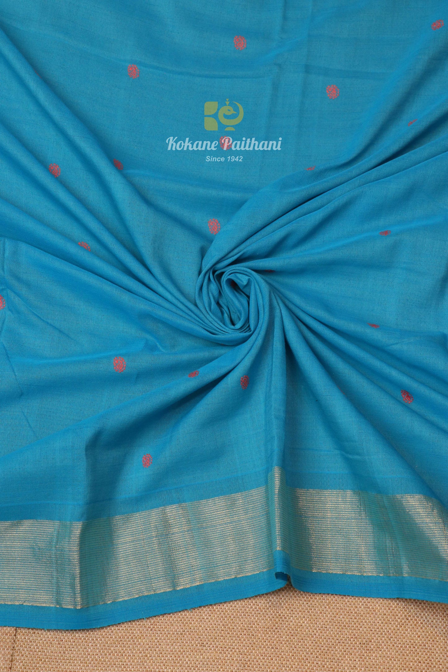 Traditional Pallu Cotton Paithani Saree