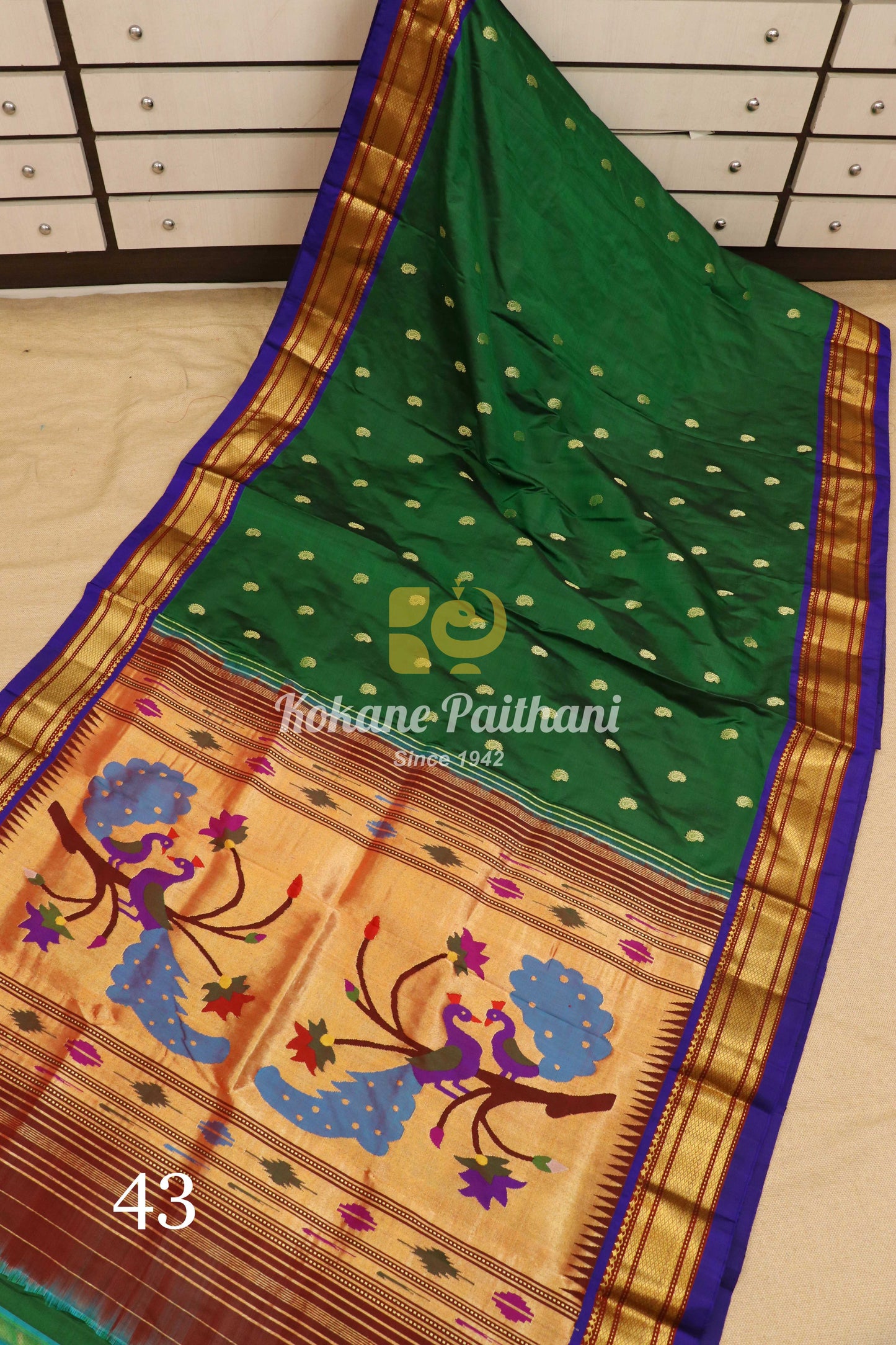 Fancy Pallu Silk Paithani Saree