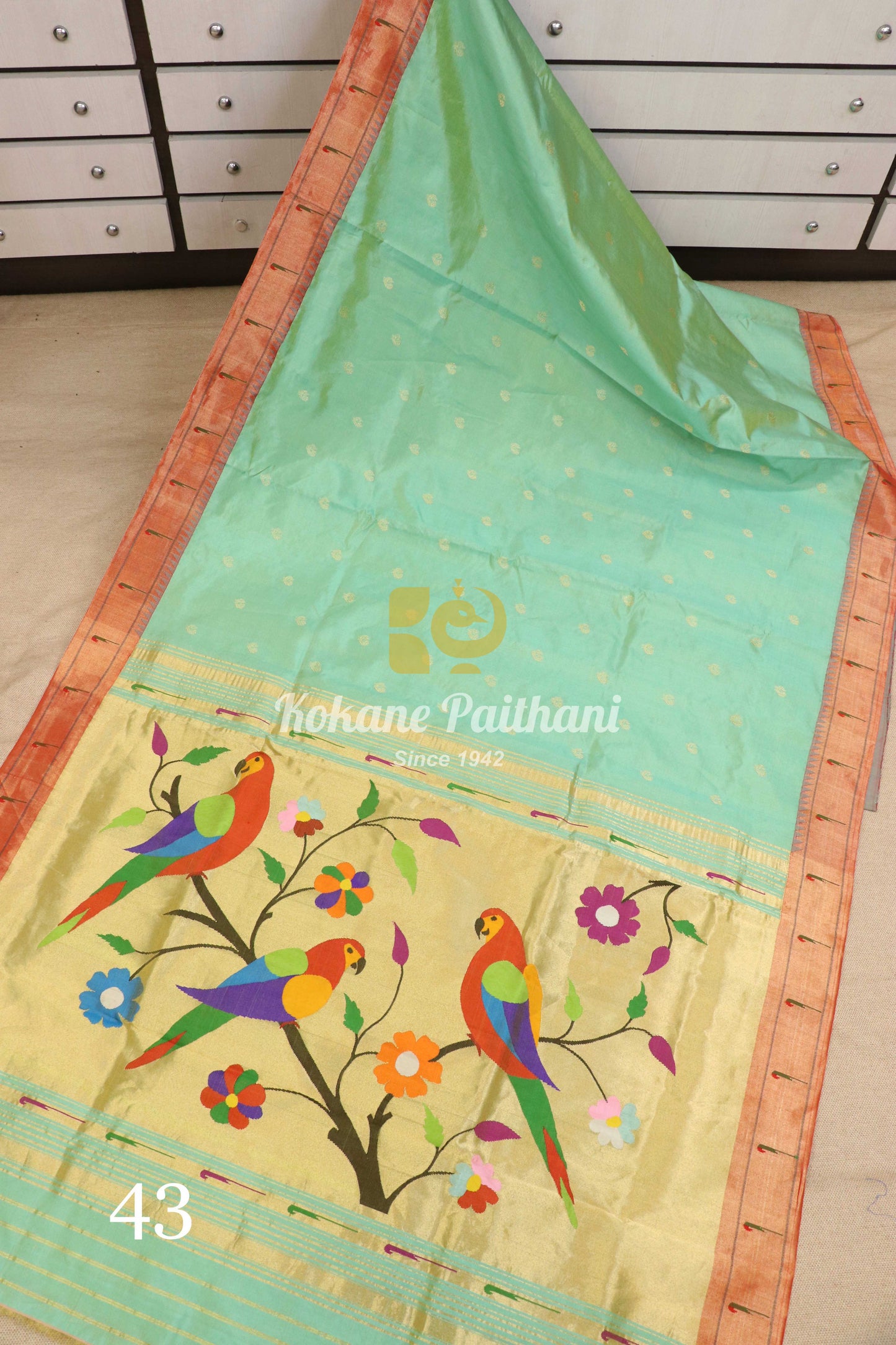 Muniya Brocade Paithani Saree