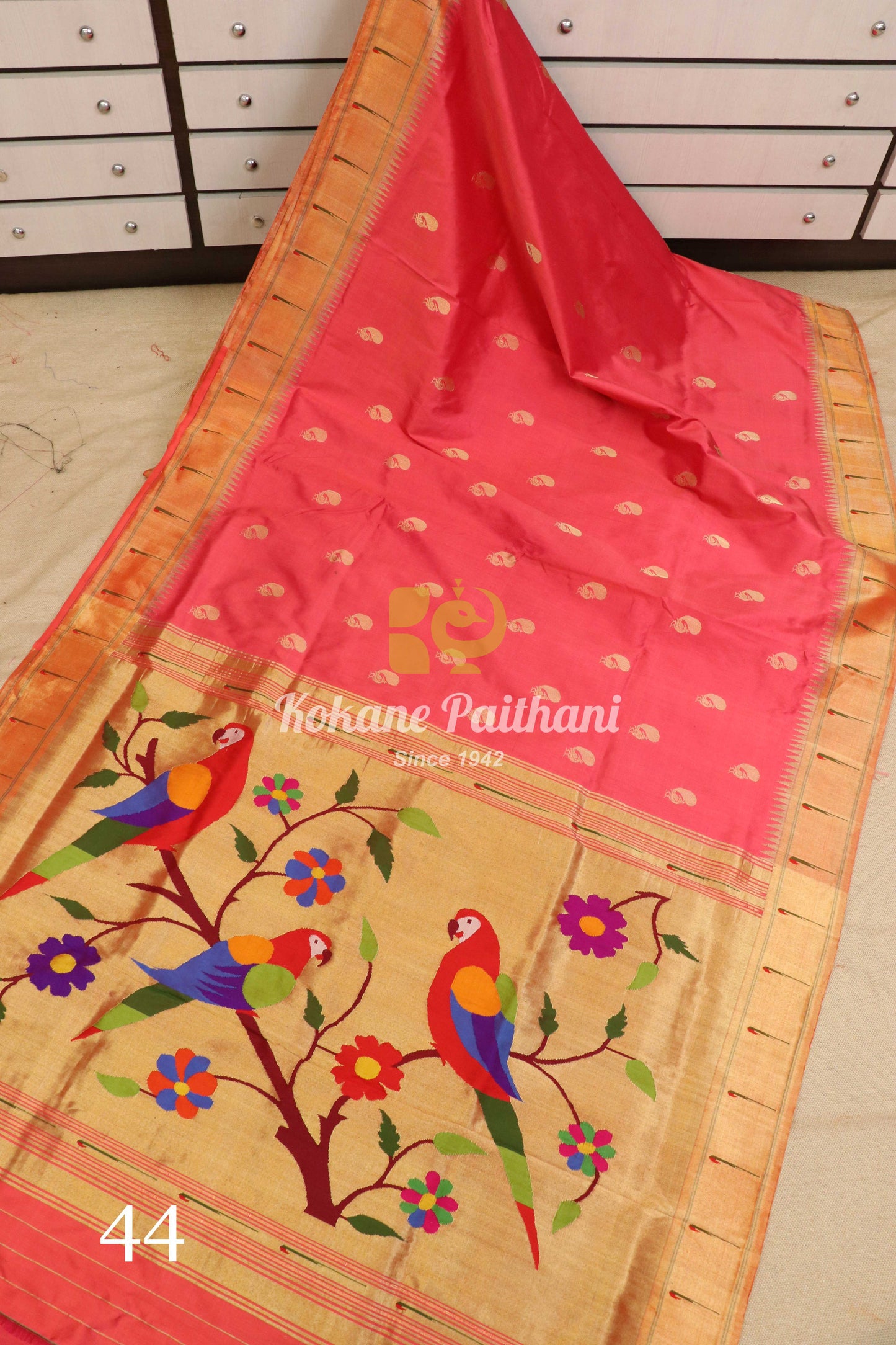 Muniya Brocade Paithani Saree