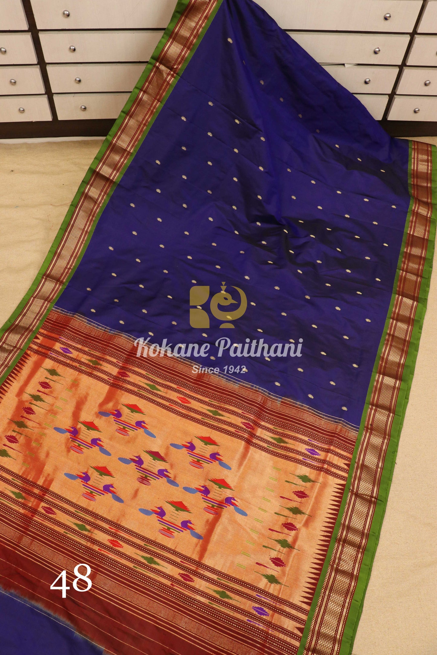 Traditional Pallu Silk Paithani Saree
