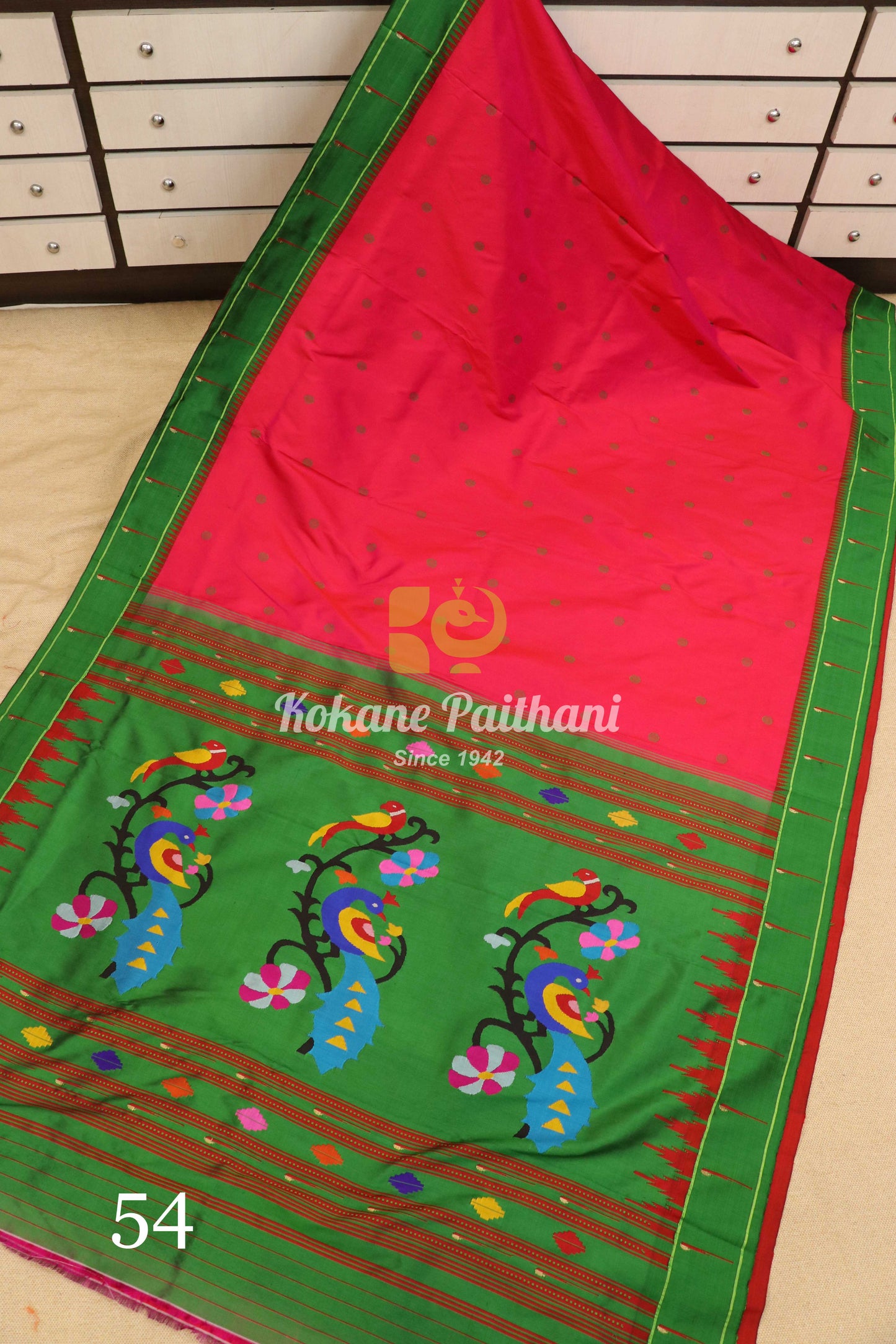 Muniya Brocade Paithani Saree
