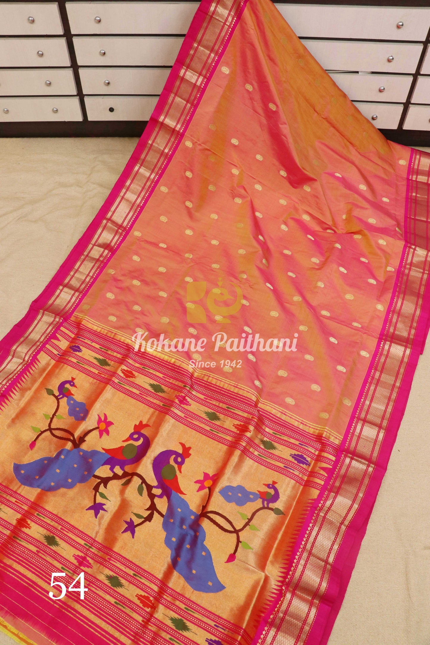 Fancy Pallu Silk Paithani Saree