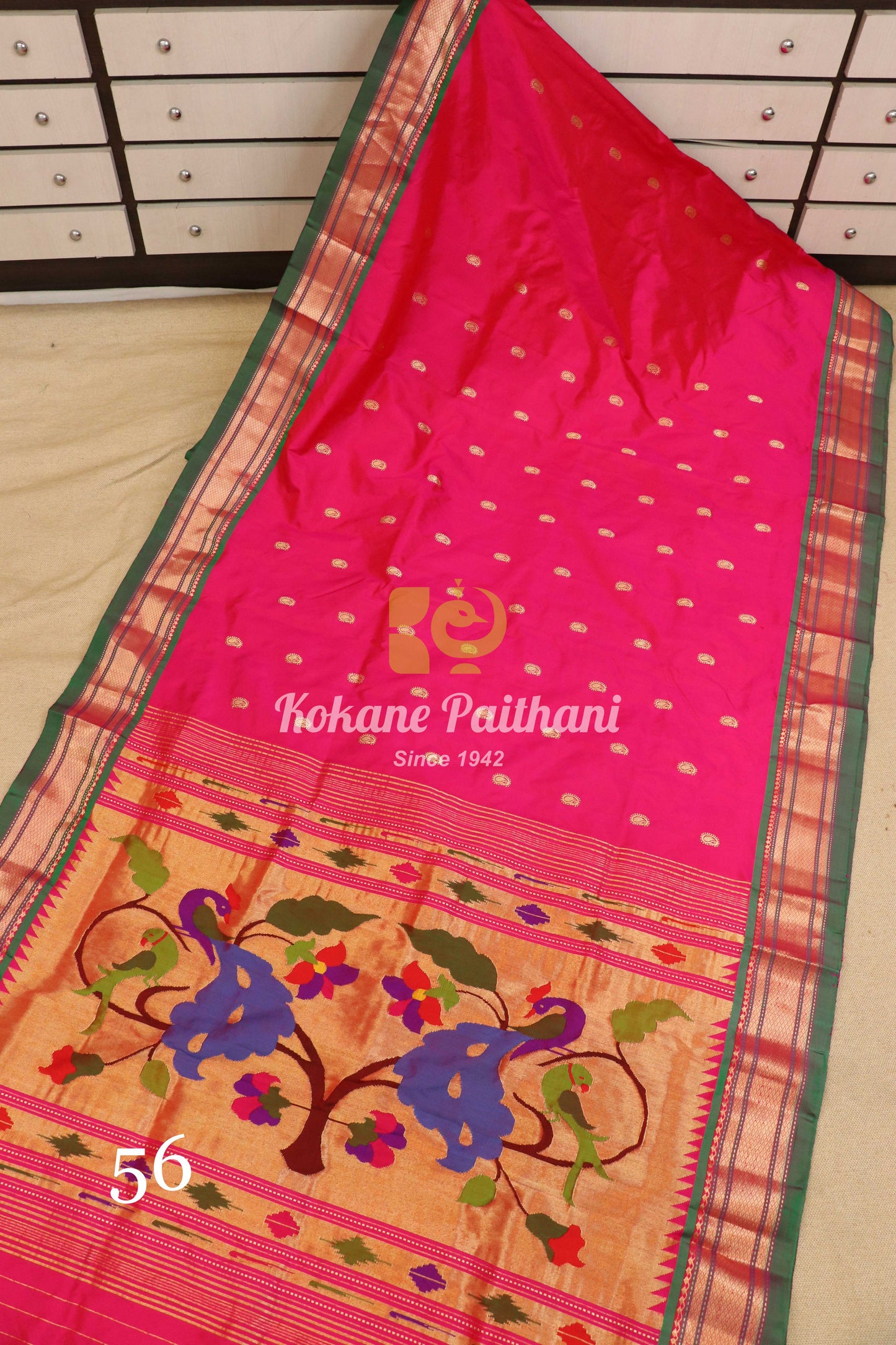 Fancy Pallu Silk Paithani Saree