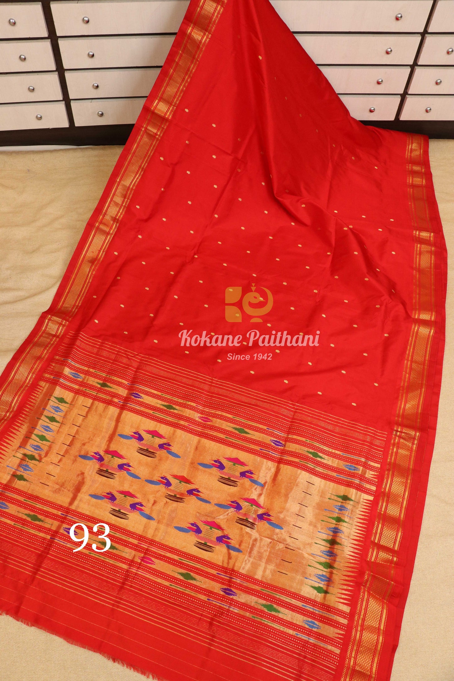 Traditional Pallu Silk Paithani Saree
