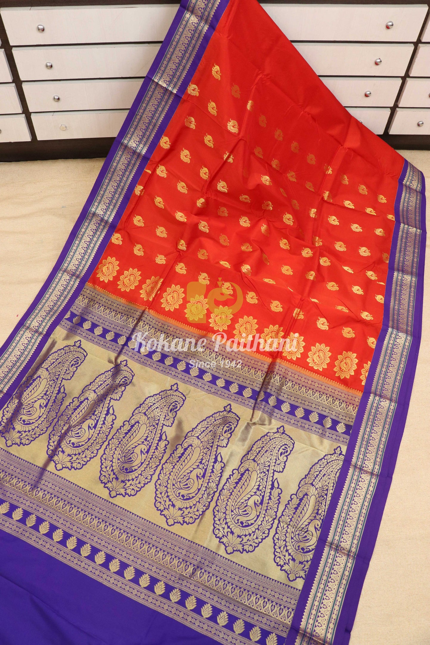 Peacock Bentex Saree