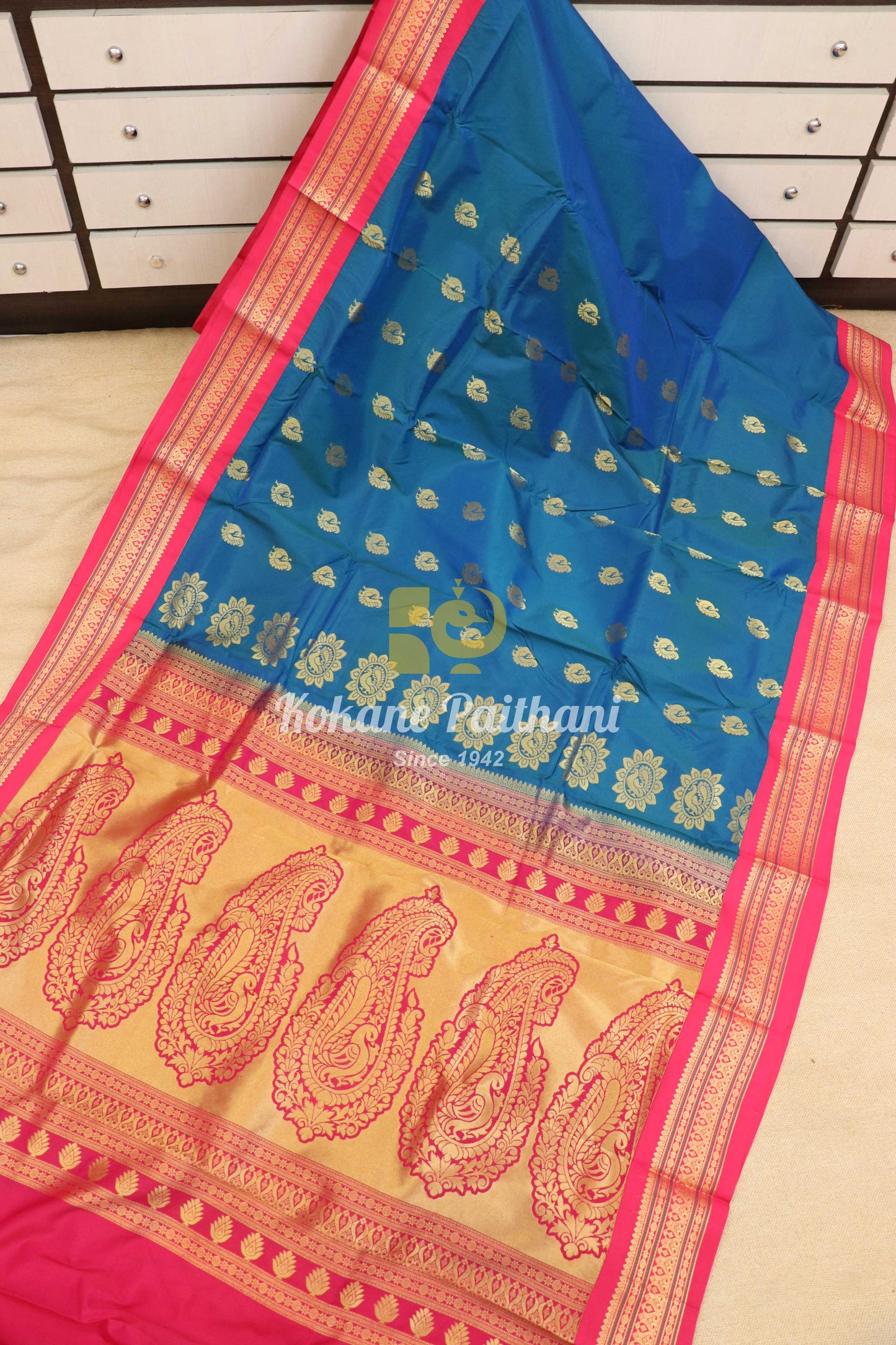 Peacock Bentex Saree