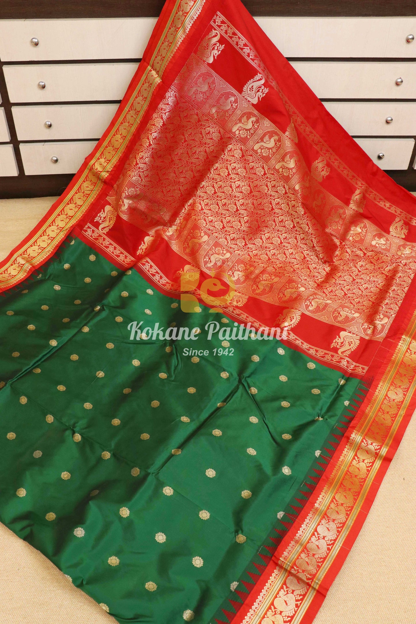 Gadwal 9 Wari Saree
