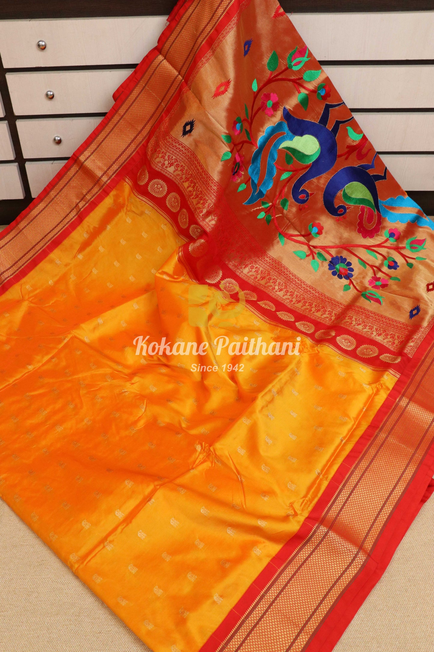 Kadiyal Rich Pallu 9 Wari Saree