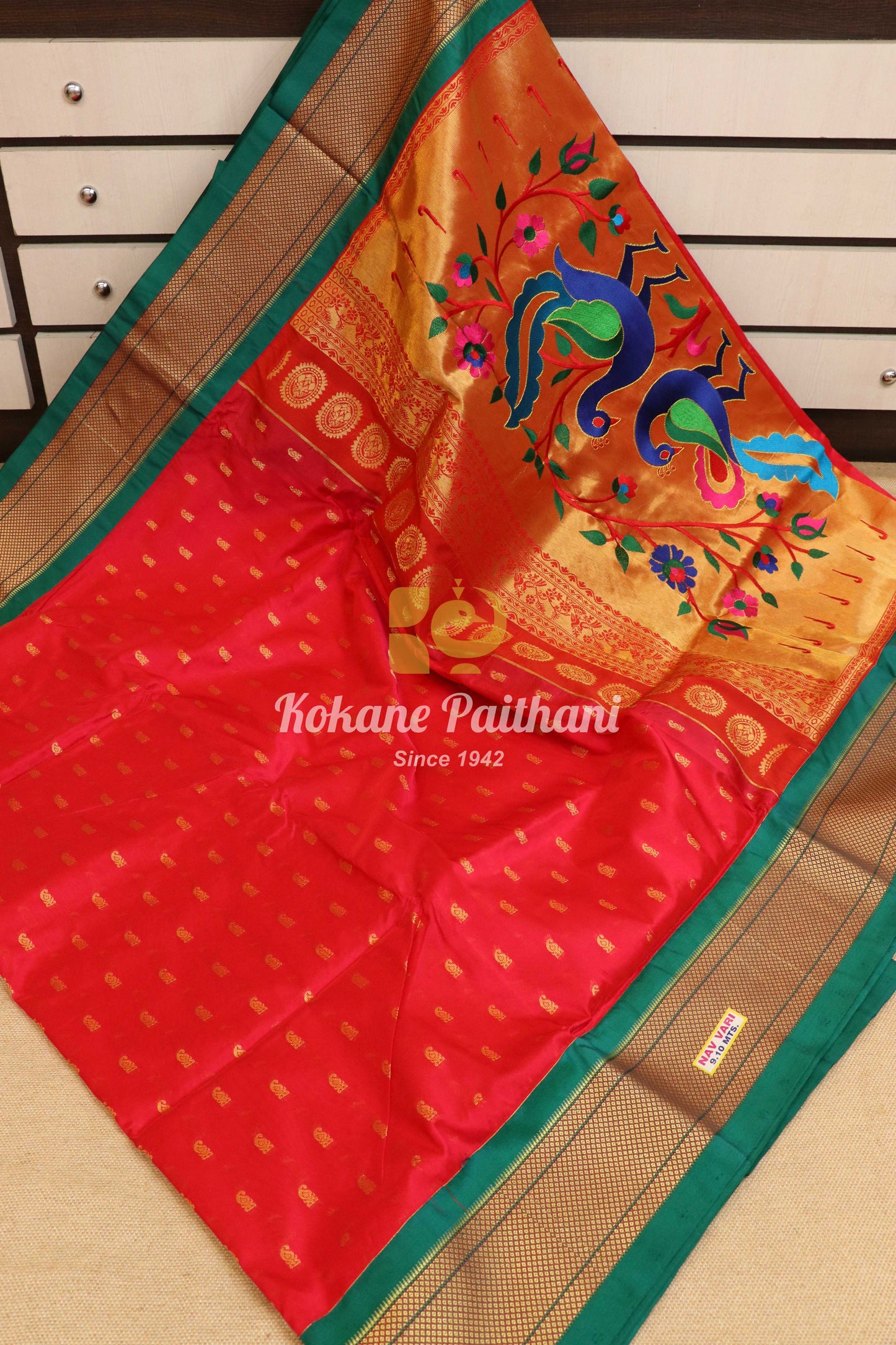 Kadiyal Rich Pallu 9 Wari Saree