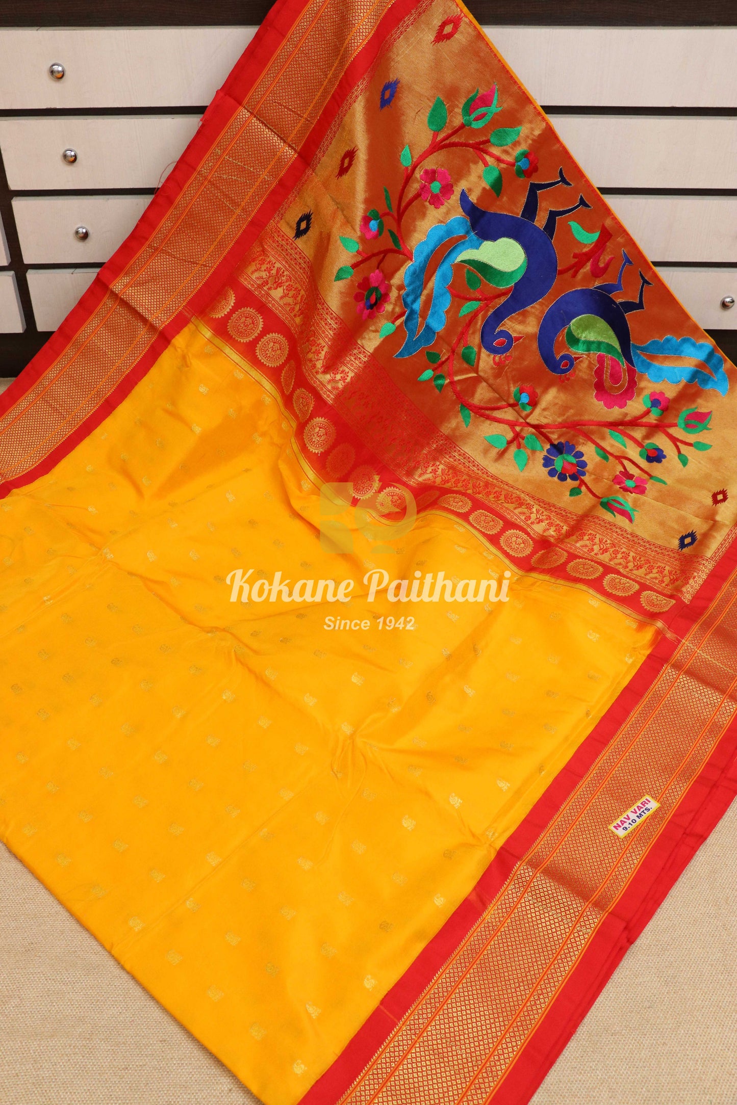 Kadiyal Rich Pallu 9 Wari Saree