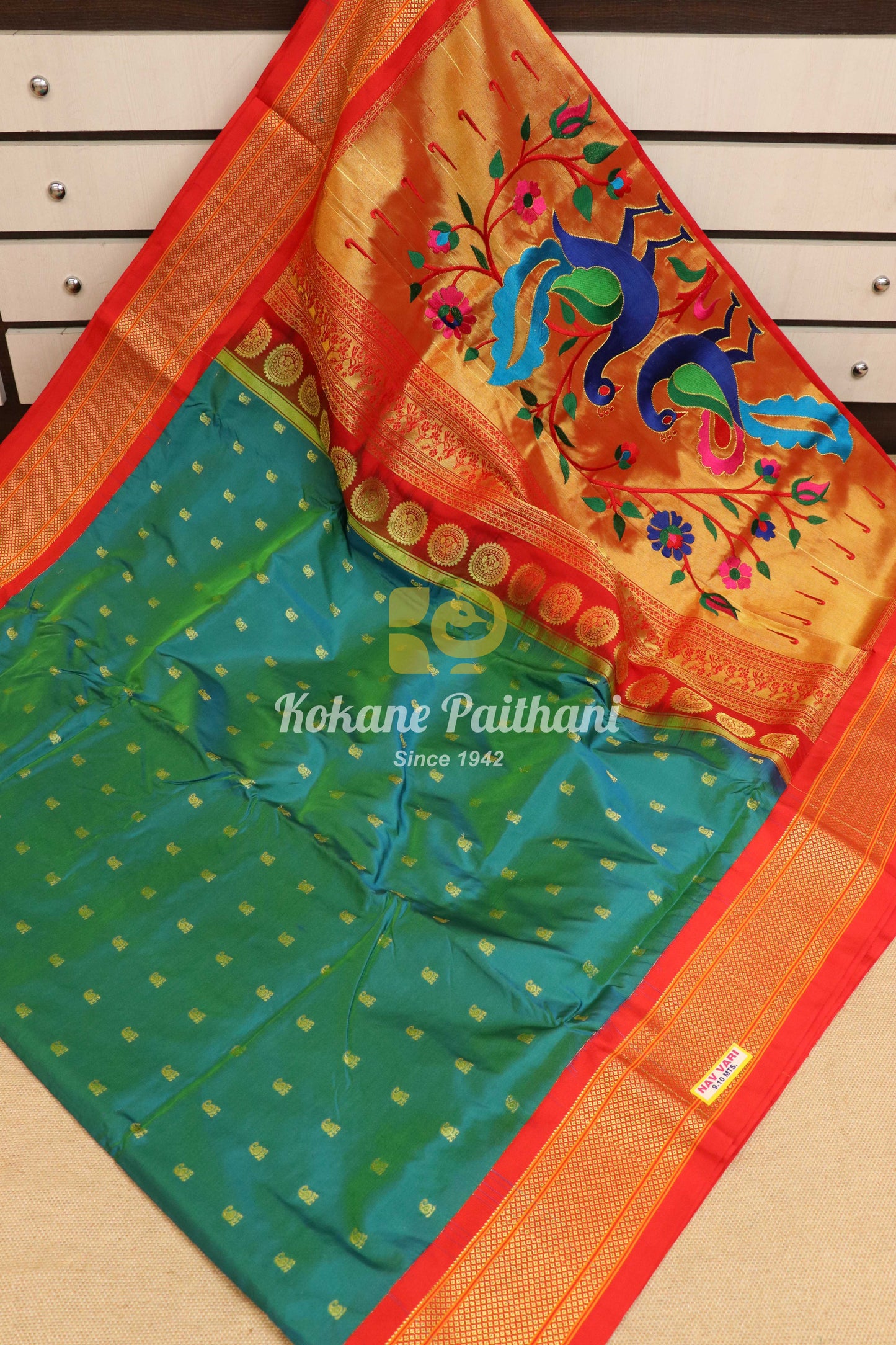 Kadiyal Rich Pallu 9 Wari Saree