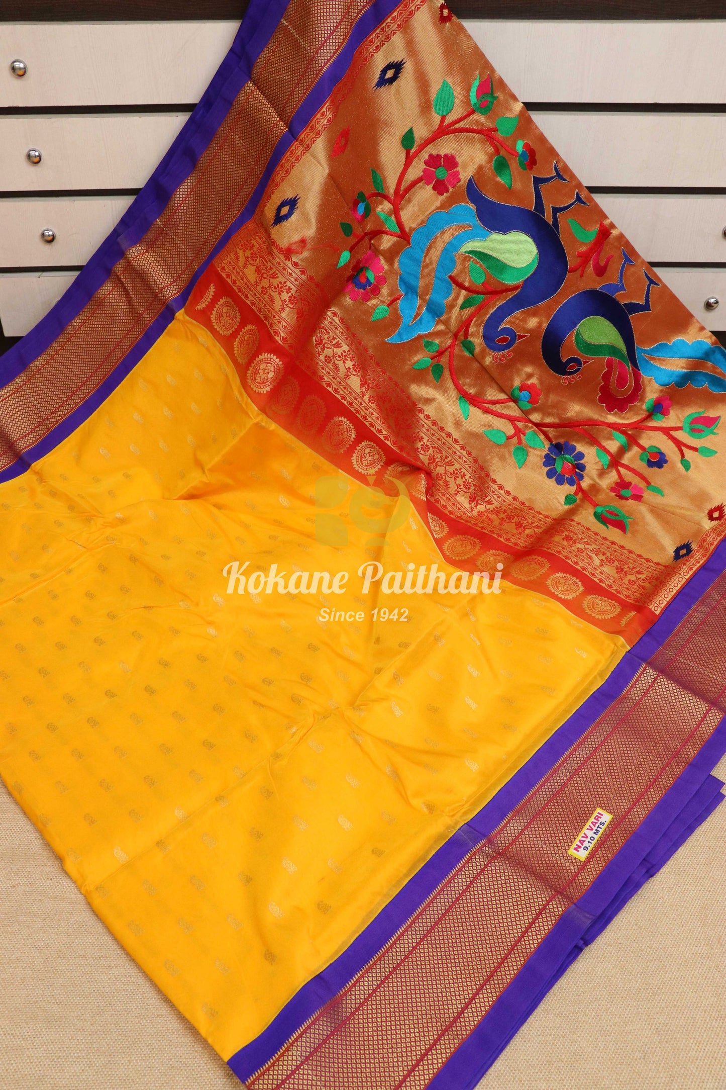 Kadiyal Rich Pallu 9 Wari Saree