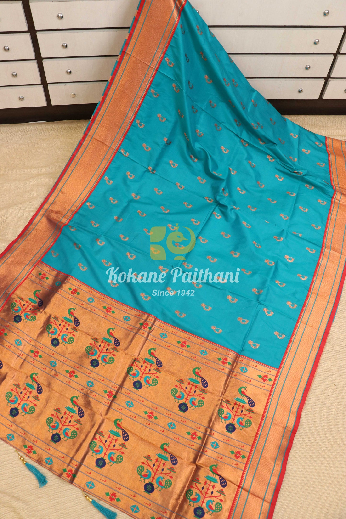 Nathni Silk Semi Paithani