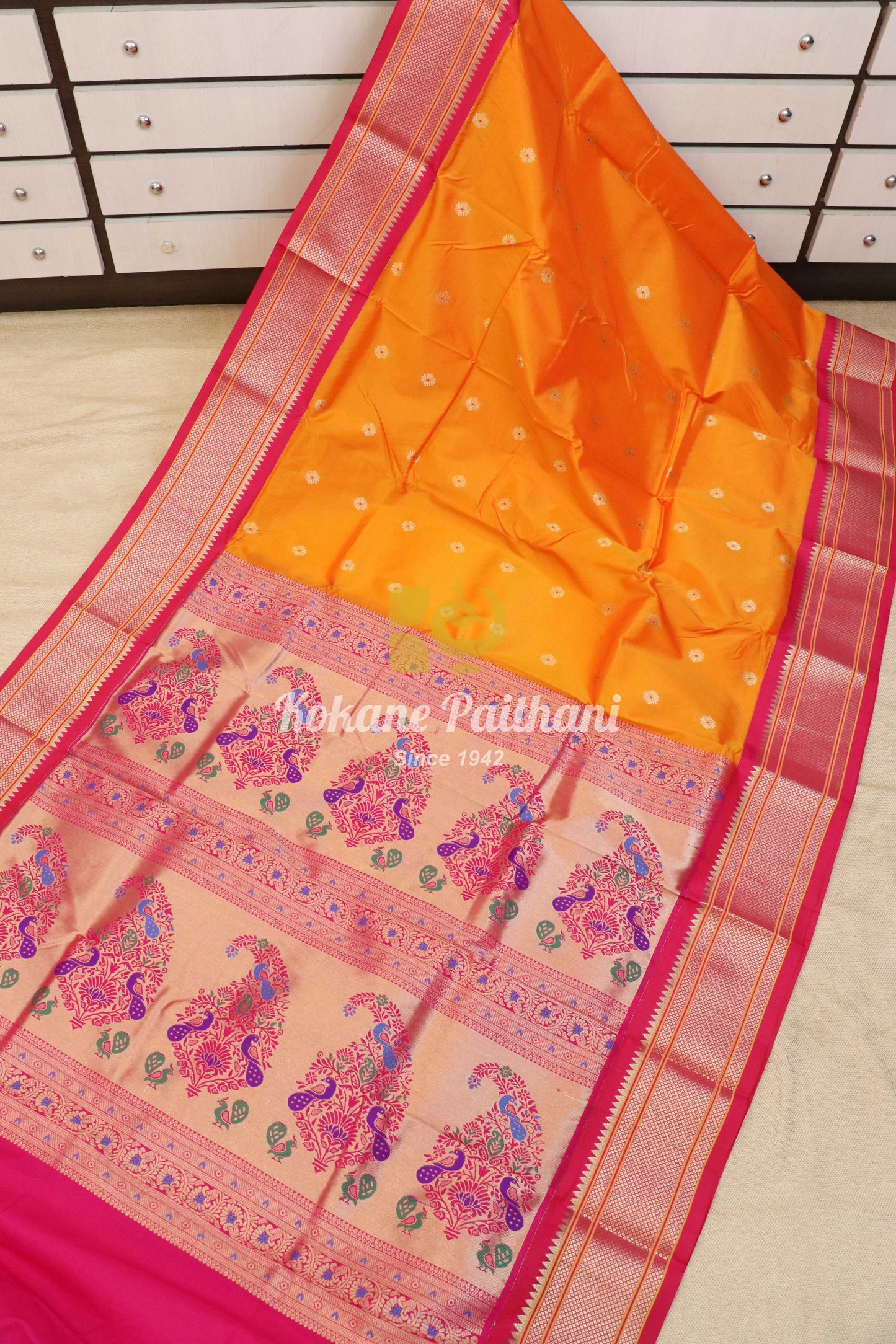 Kadiyal SS Semi Paithani