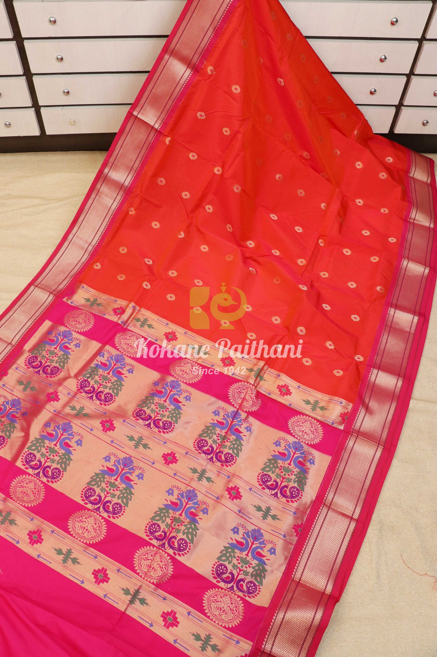 Kadiyal SS Semi Paithani