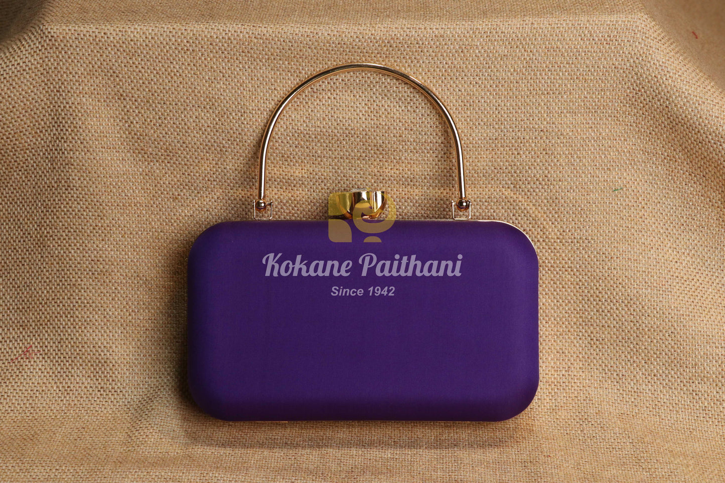Paithani Handle Clutch Purse