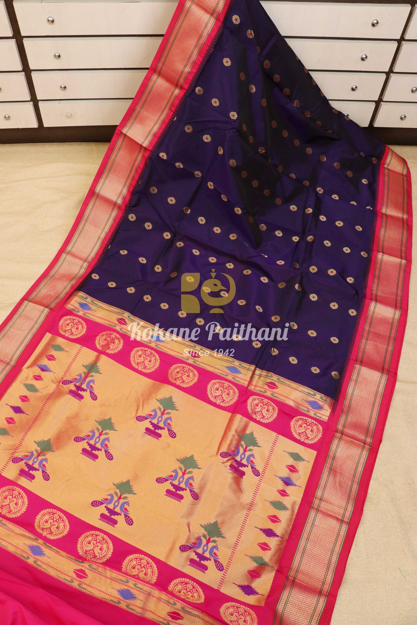 Kadiyal SS Semi Paithani