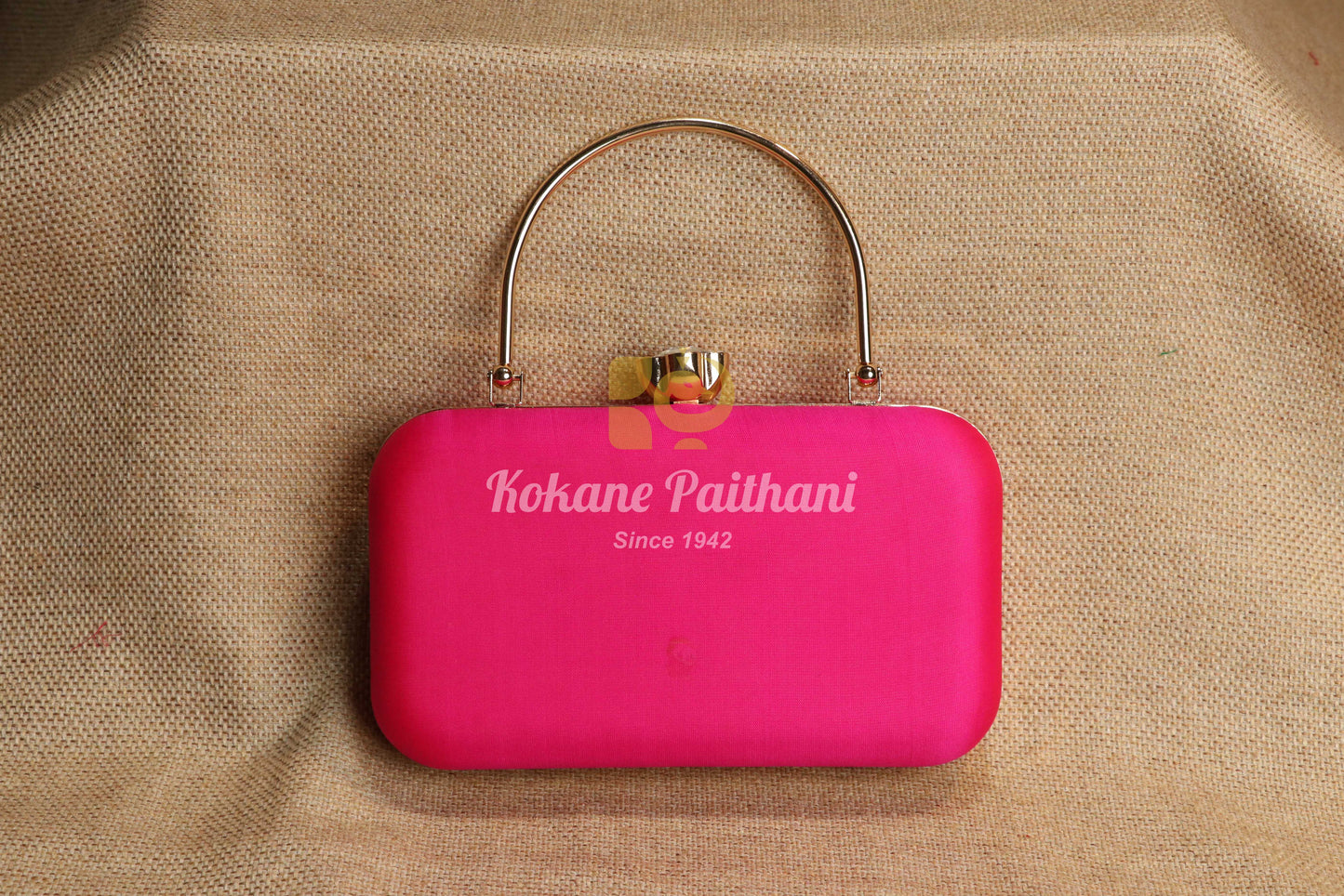 Paithani Handle Clutch Purse