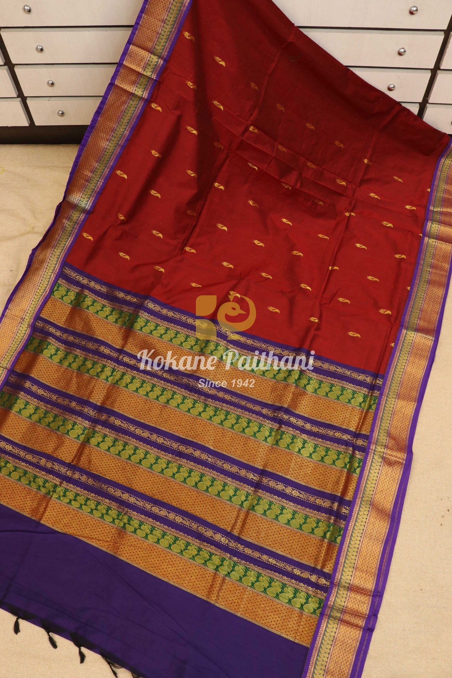 Cotton Gadwal Saree