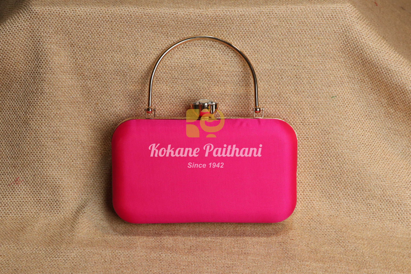 Paithani Handle Clutch Purse