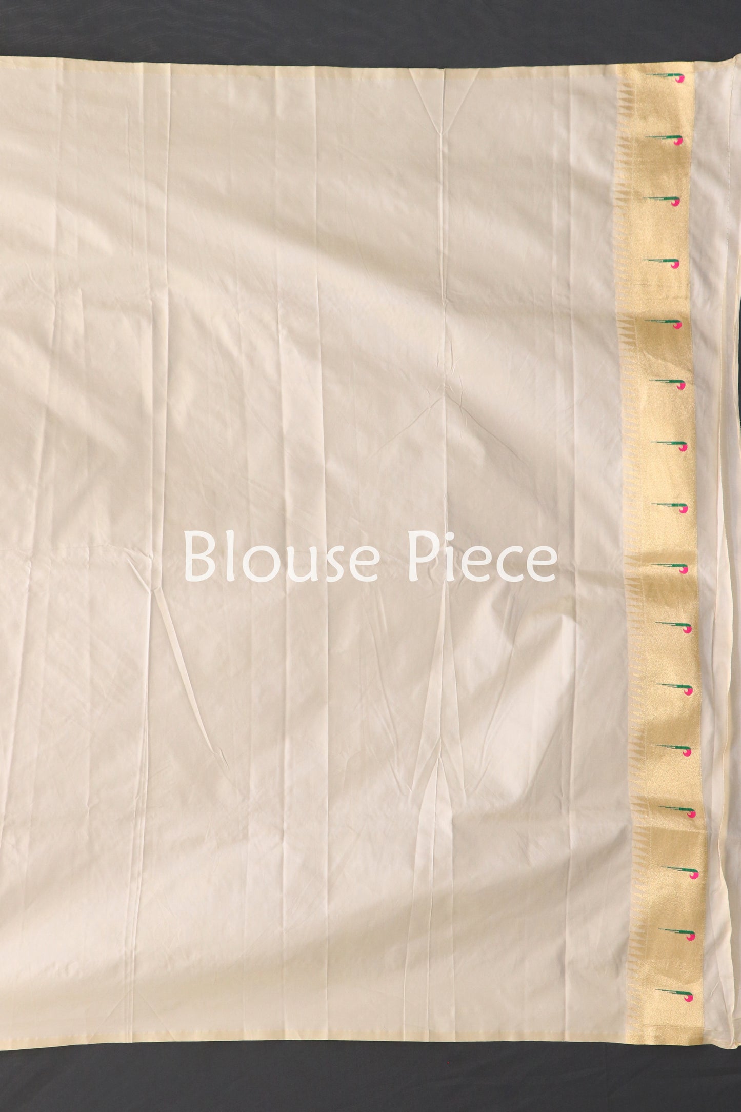 Half Peacock Brocade Paithani Saree