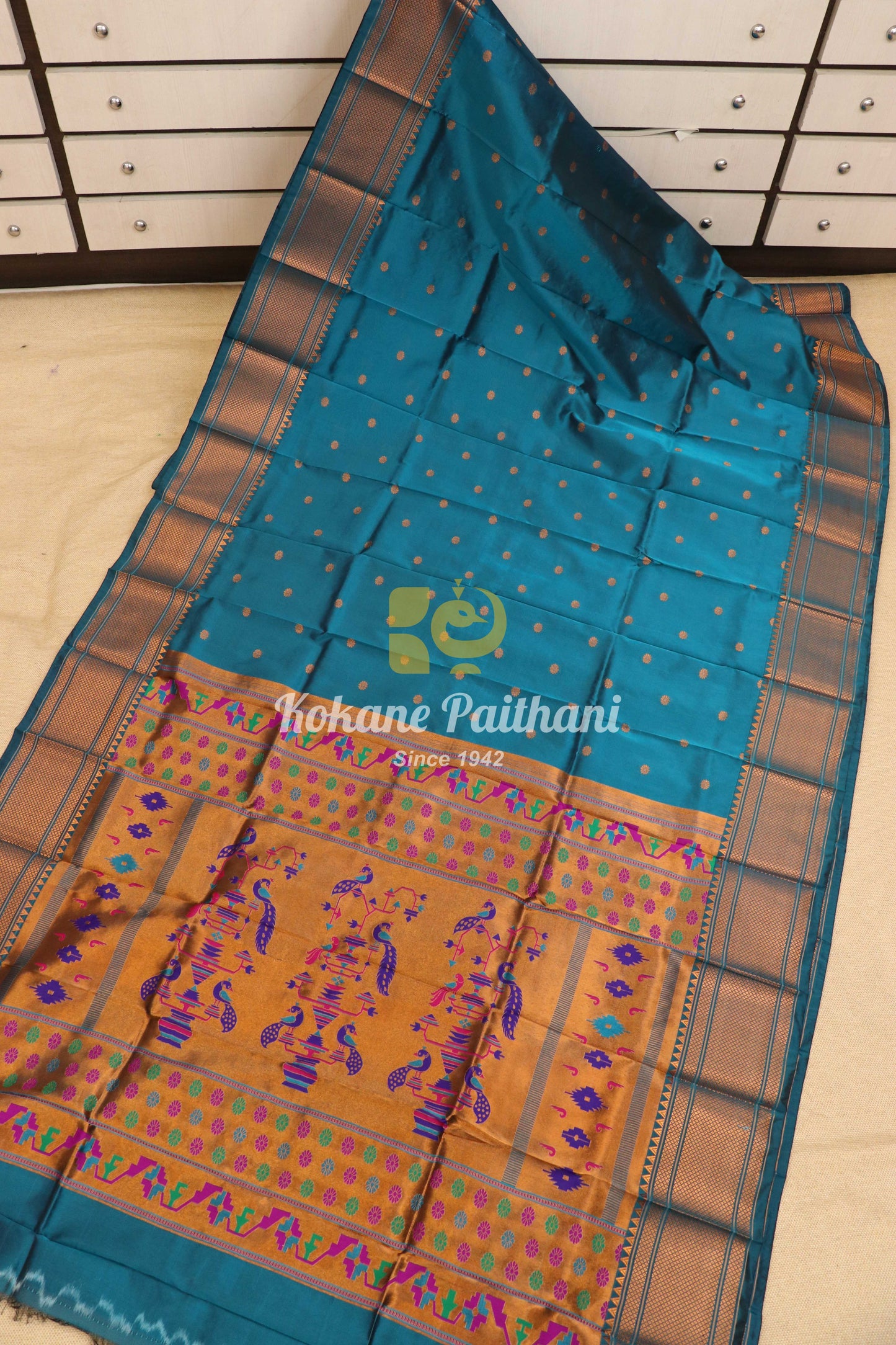 Semi Maharani Paithani Saree