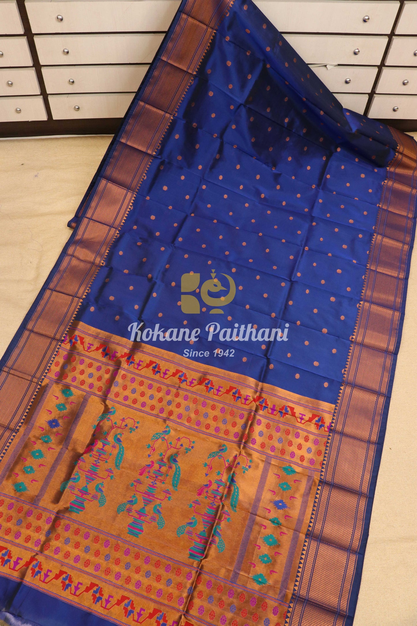 Semi Maharani Paithani Saree