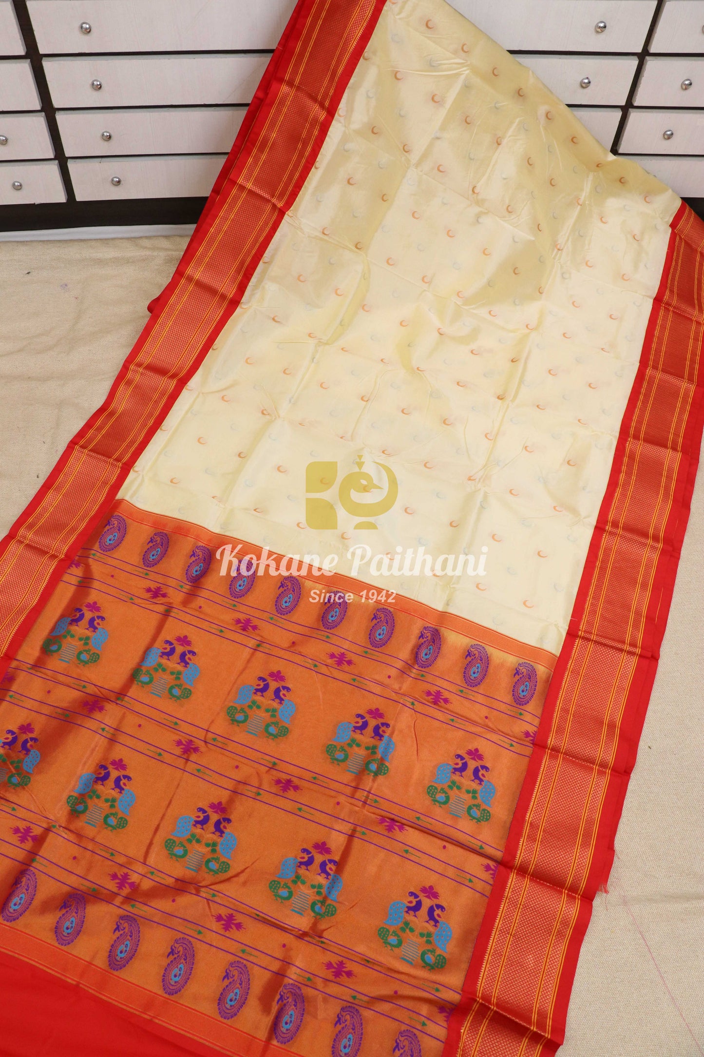 Kadiyal Chandrakor Maharani Paithani Saree