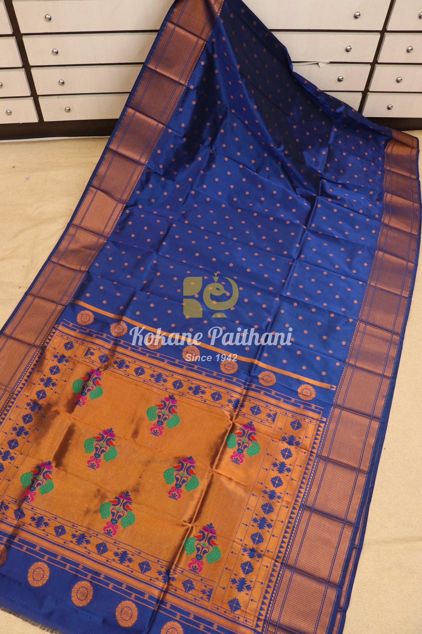 Semi Maharani Paithani Saree