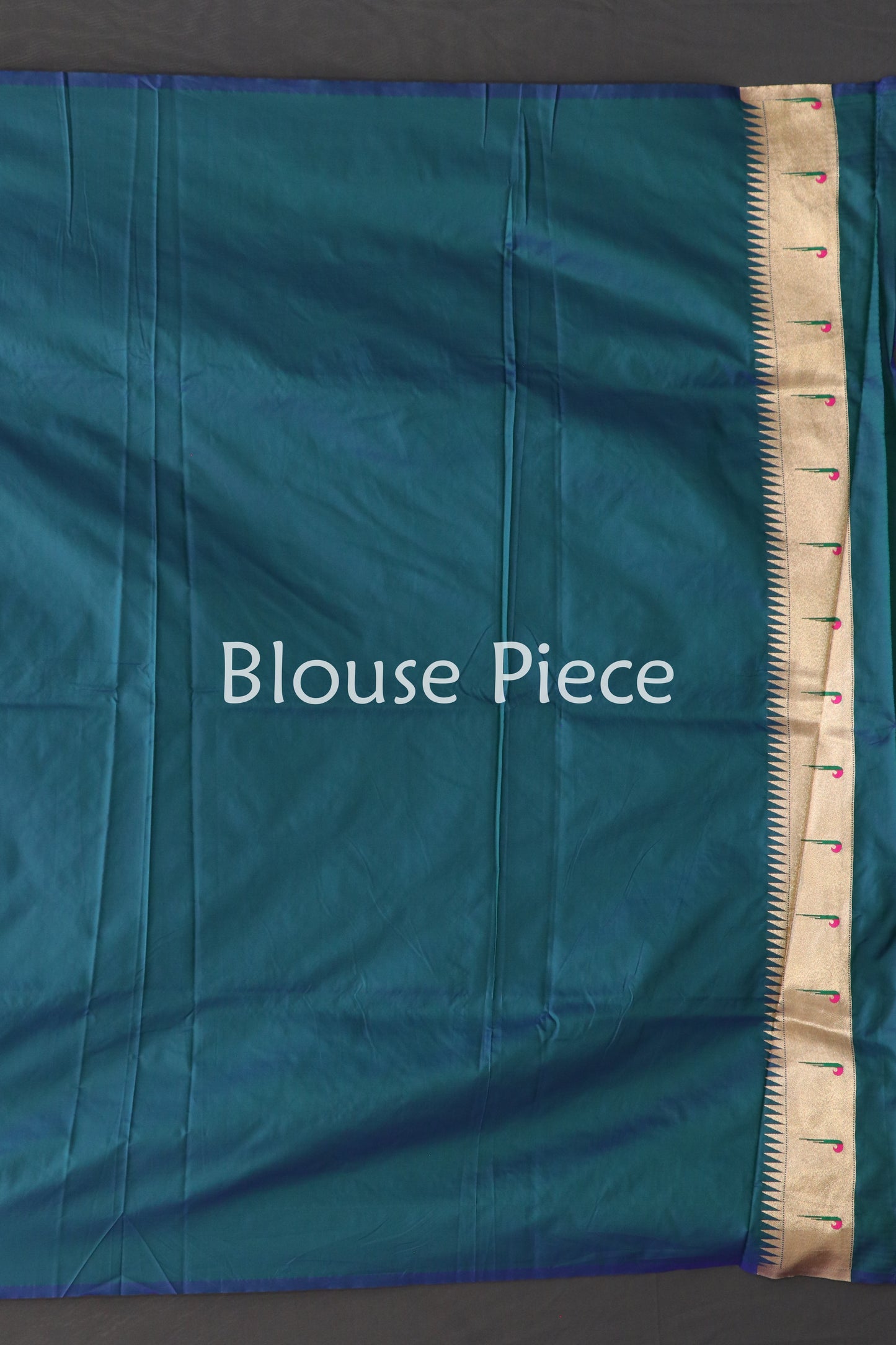 Half Peacock Brocade Paithani Saree