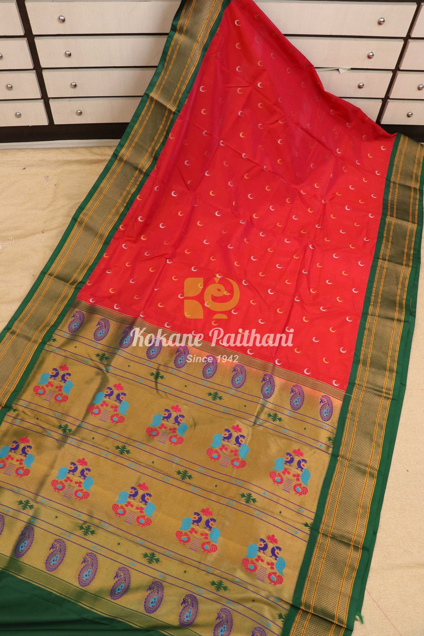Kadiyal Chandrakor Maharani Paithani Saree