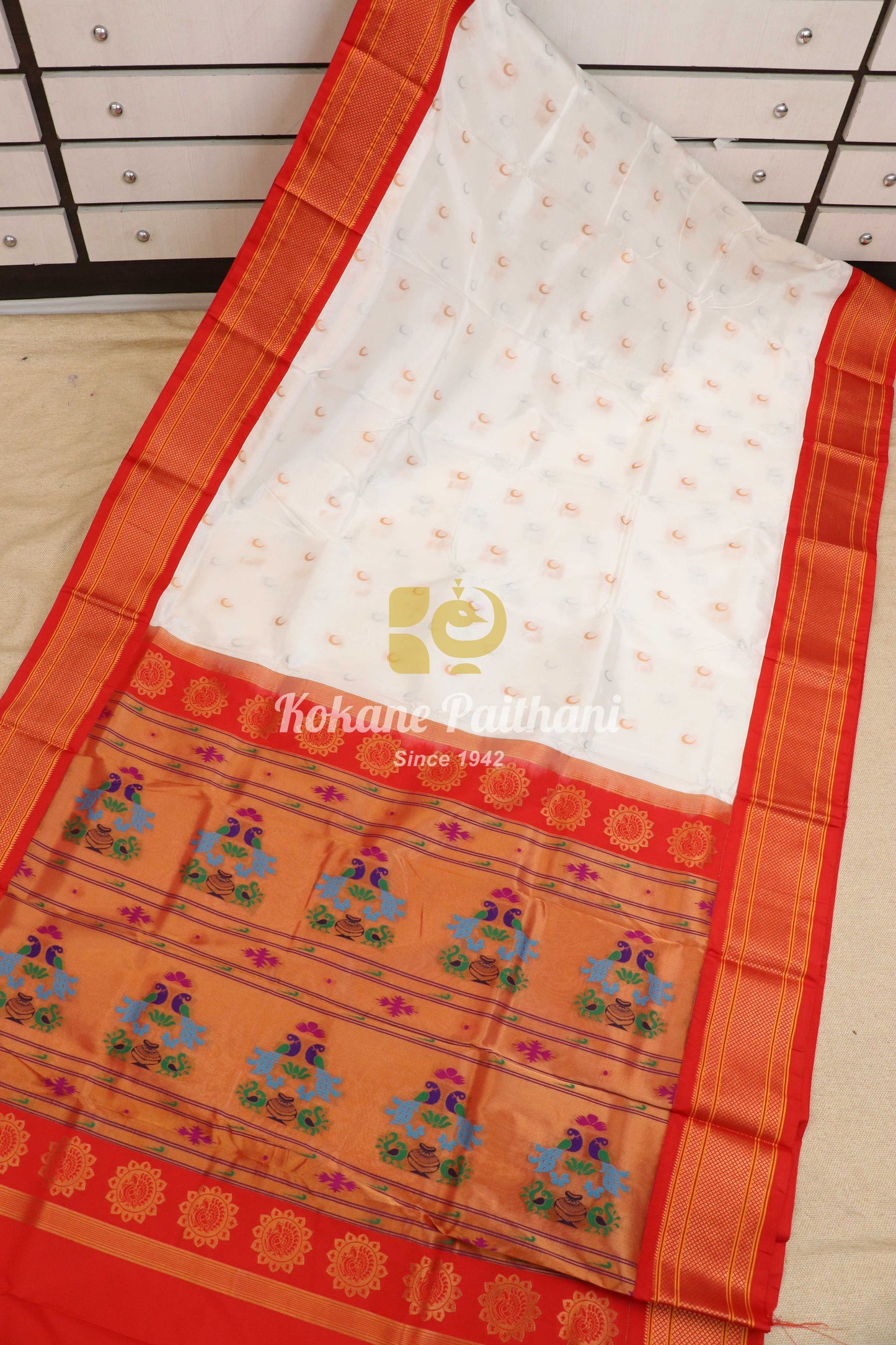 Kadiyal Chandrakor Maharani Paithani Saree