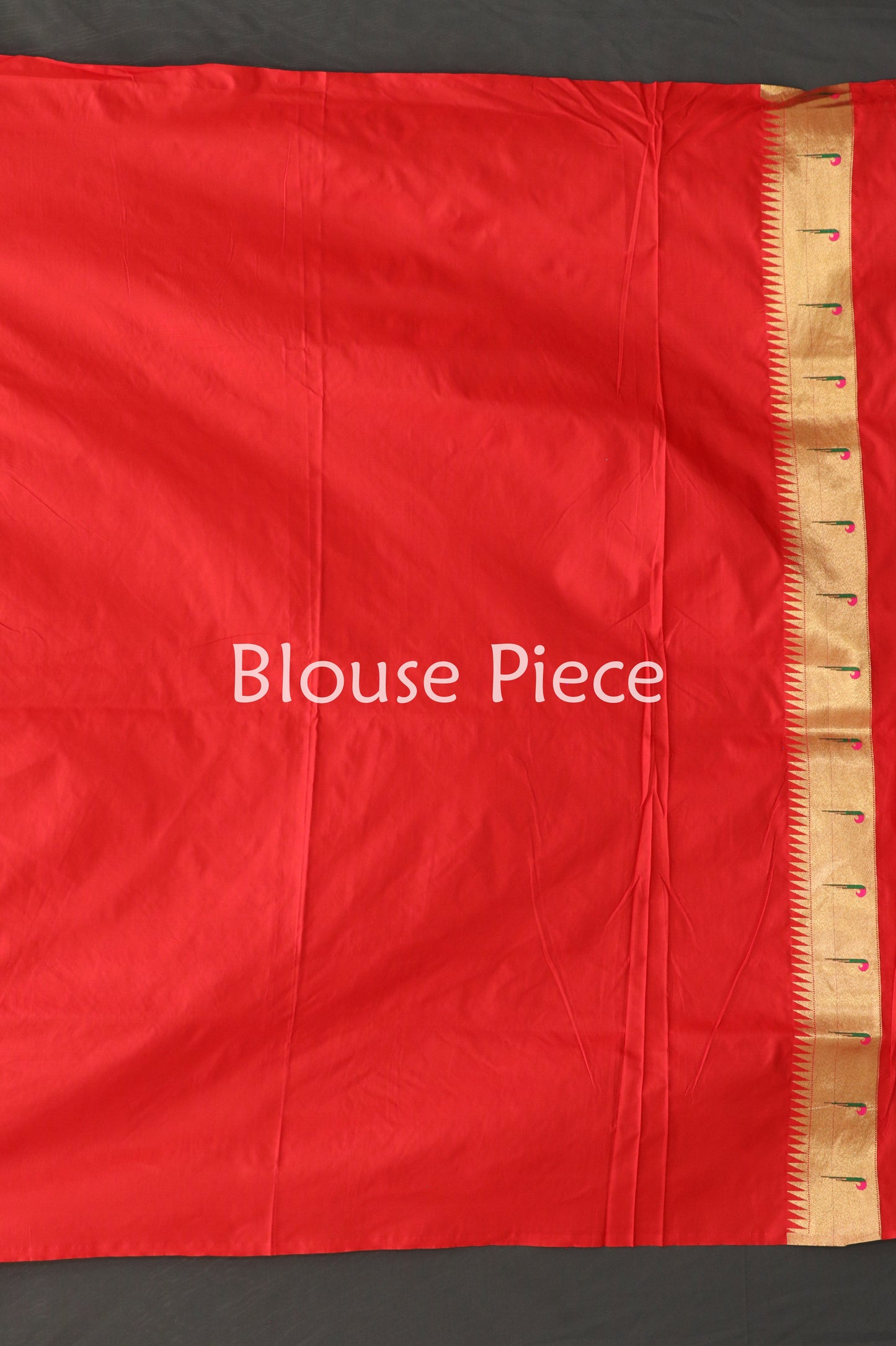 Half Peacock Brocade Paithani Saree