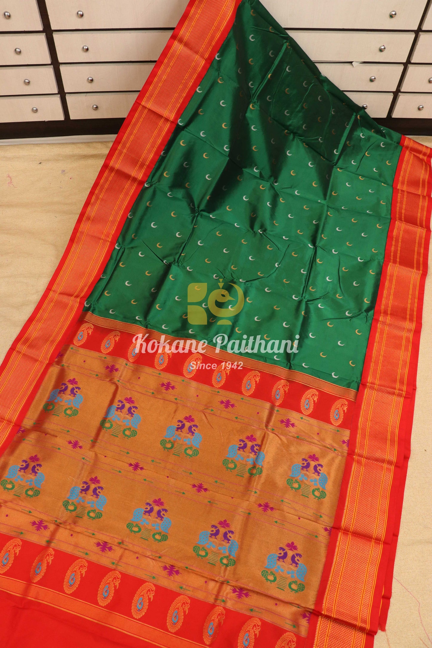 Kadiyal Chandrakor Maharani Paithani Saree