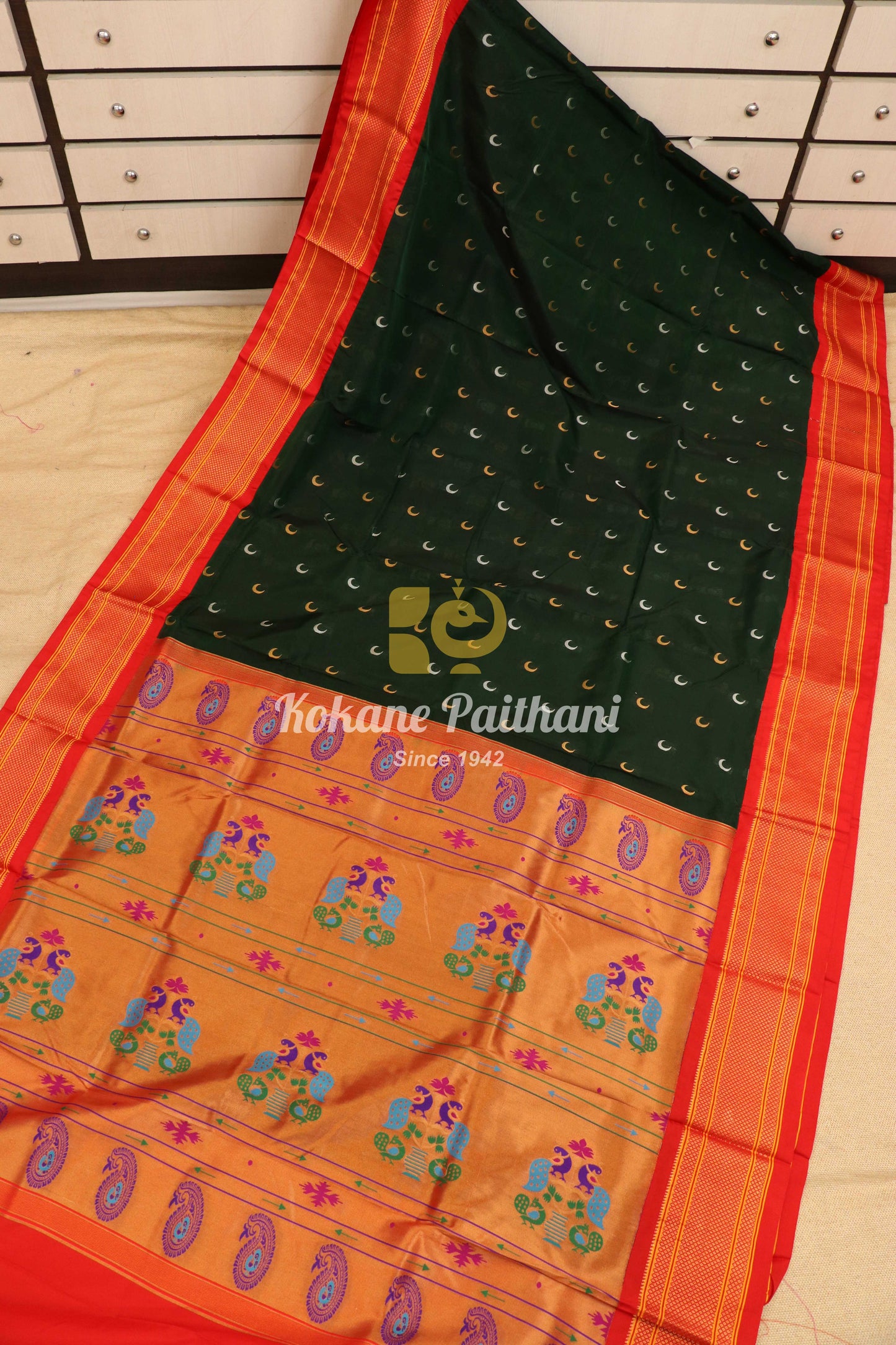 Kadiyal Chandrakor Maharani Paithani Saree